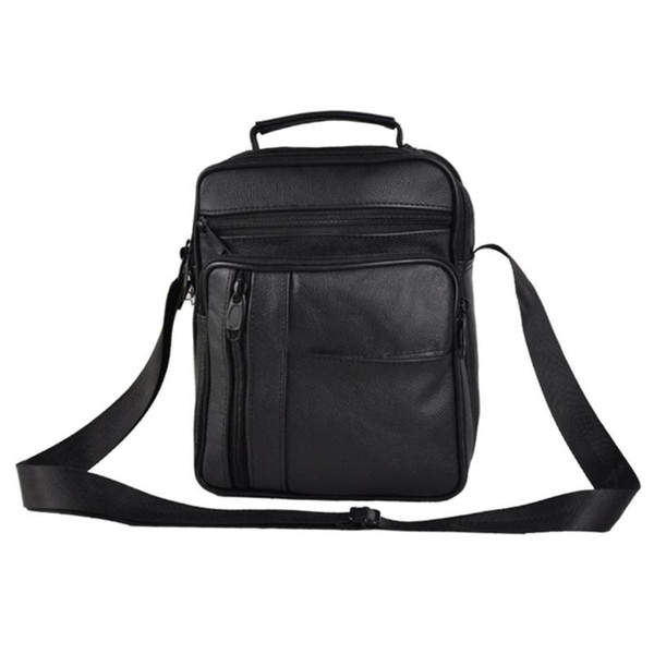 Single-shoulder Travel Men Business Messenger Cross Body Real Leather Briefcase