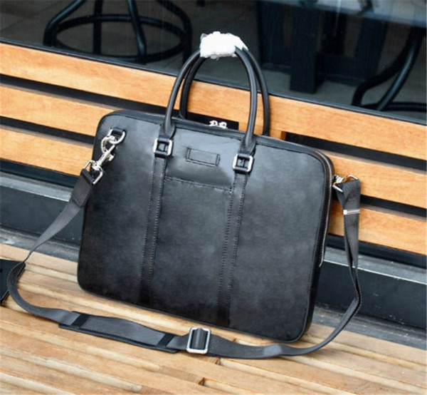 Luxury Shoulder Bag Men's Bags Designer Handbag Fashion High Quality Briefcases Genuine Leather Attache Case Good Match Handsome Newset 2