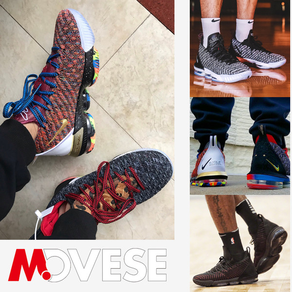 2019 new Lebron 16 Basketball Shoes Arrival Sneakers 16s Mens Casual King James multicolor sports shoes LBJ EUR 40-46