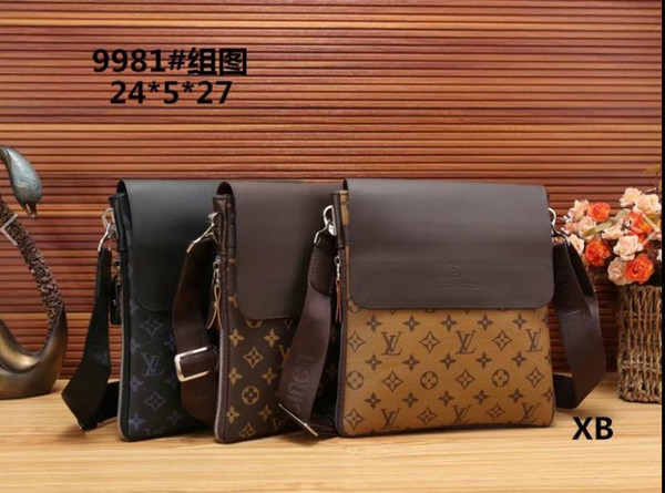 2018 men designer bags luxury famous brand messenger crossbody single shoulder bag man business trip bags good quality leather big capcatiy