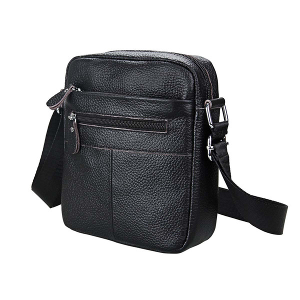 [Genuine hot sale] well-known designer 2019 new high quality men's diagonal men's bag leather shoulder business briefcase