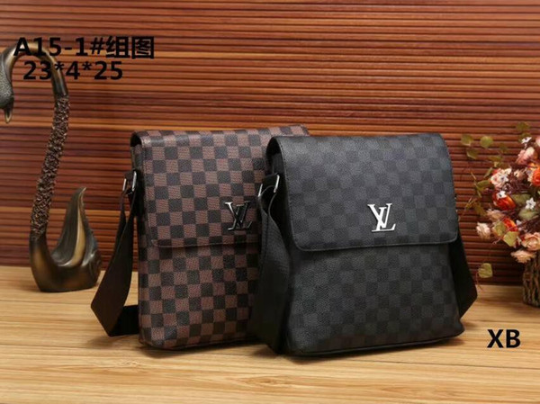 New Fashion Men Shoulder Bag Business Briefcases High Quality Leather Casual Men Cross body messenger bag