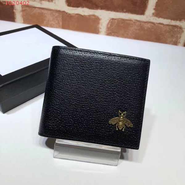 Luxury fashion brand new men's wallets High quality genuine leather for fashion and leisure men Card package