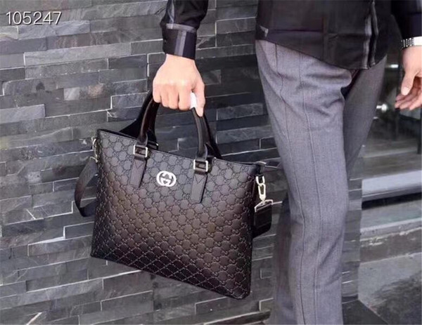 Designer Luxury Handbags Purses Designer Luxury Handbags AAA Quality Fashion Men Bag Classic Black Mens Briefcase High Capacity Hot Sale New