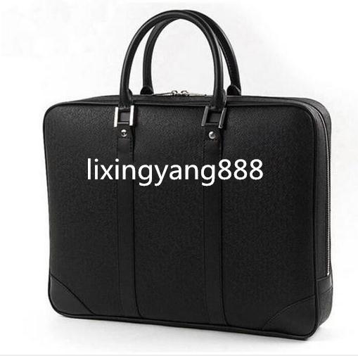 2019 New Hot Sale Men Shoulder Briefcase Black Brown Leather Handbag Business Men Laptop Bag Messenger Bag