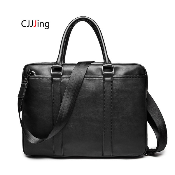 Men Office Business Handbags Shoulder Messenger Bags Korean Style Crossbody Bag Mens Briefcase Laptop Bag CJJJing