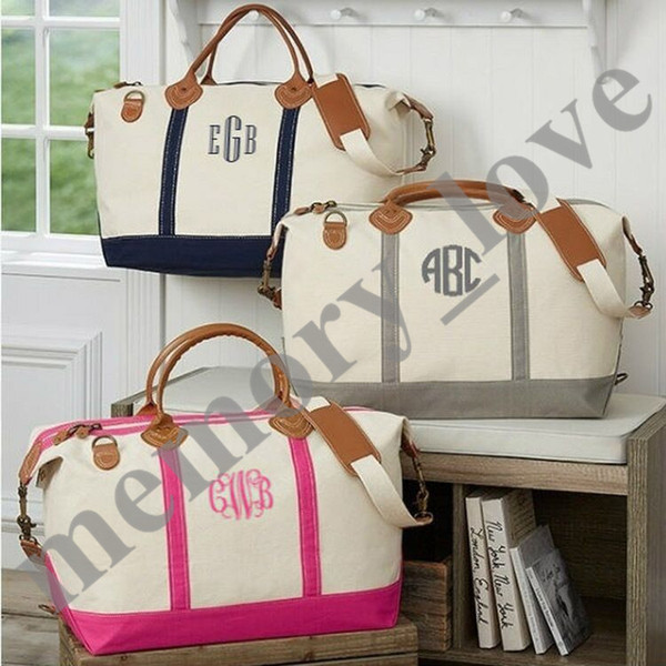 Canvas Storage Bag organizer Large Men Women big size Travel Bag Casual Beach Exercise Luggage Bags Custom alphabet