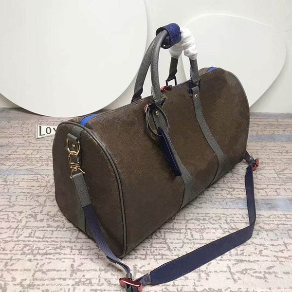 Best Quality Genuine Leather Travel Duffel Bag Luxury Handbag Business Casual Men Large Capacity Document Travel Bags For Men