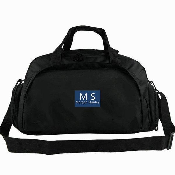 Morgan Stanley duffel bag MS logo tote Long history design backpack Bank luggage Exercise sport shoulder duffle Outdoor sling pack