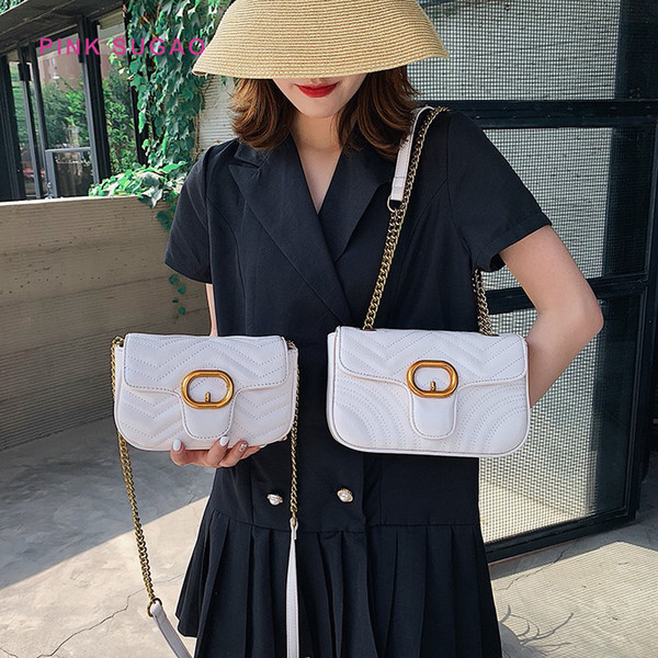 Pink Sugao hot sales shoulder bags women crossbody bag designer purses pu leather new fashion bag lady shopping bags high quality