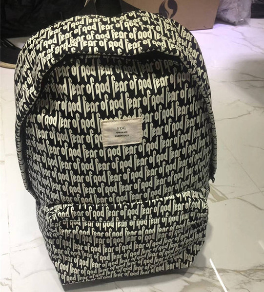 Fear Of God Backpack Style Men Women 1:1 High Quality Pullover Fashion Casual Top Backpack Style Sweatshirt Fear Of God Backpack Style