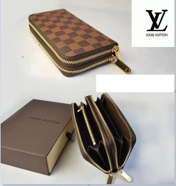 2019 Louis Vuitton hot handbags women wallets mens wallet clutch card holder genuine leather with box a101