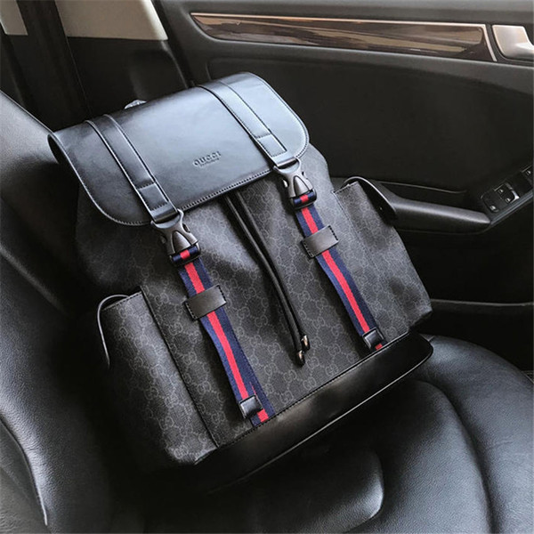 genuine leather double shoulder bags top brand backpack for men and women excellent quality school bags 2019 new trend