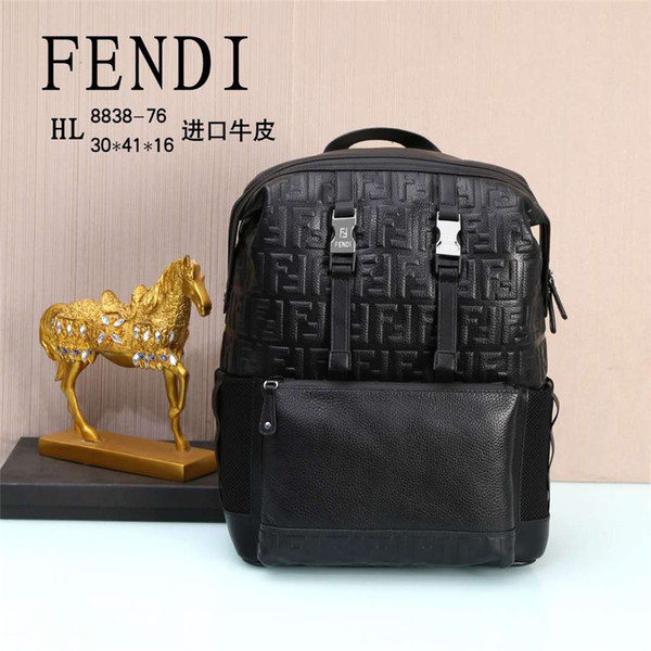 Designer Luxury Business Bag Men's Office Bag Leather Shoulder Fashion Bags Travel Bag Men's Backpack Luxury Designer