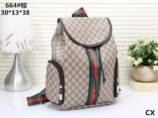 Luxury brand women bag School Bags PU leather Fashion Famous designers backpack women travel bag backpacks laptop bag