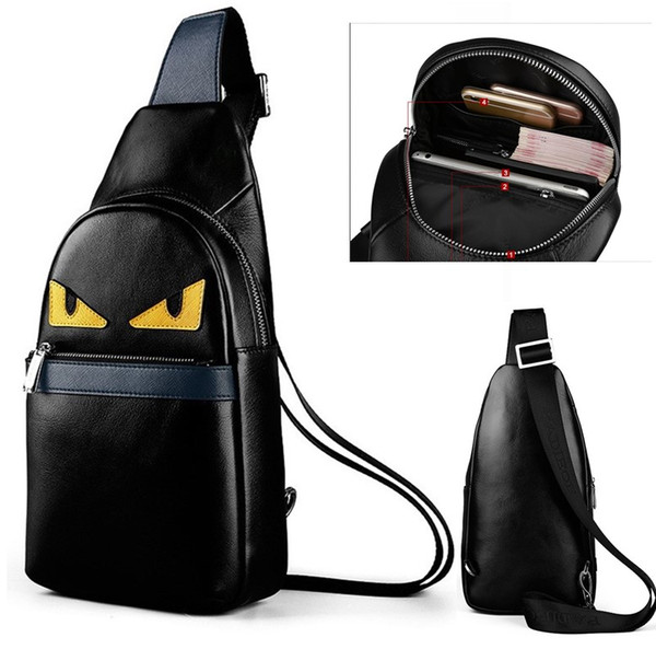 High Quality New Men Bags Casual Travel Bols Msculina Women Messenger Bag Leather Canvas Waist Crossbody Shoulder Bag