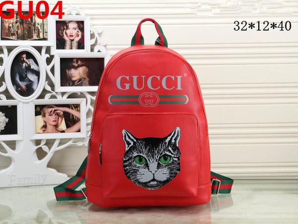 Luxury package High Quality PU Leather Women Backpack Fashion Solid School Bags For Teenager Girls boys Casual Black waterproof bag