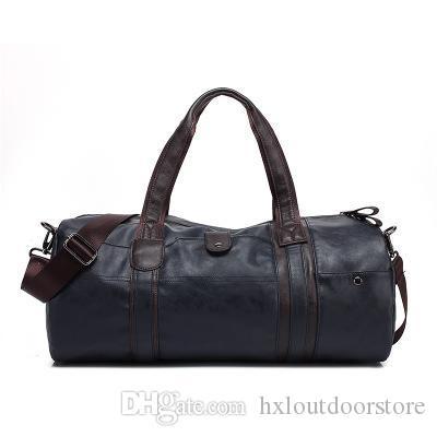 out hxl Hot Selling male bag fashion Travel handbags Oil wax Large capacity Designer handbag soft skin high quality Casual travel bags