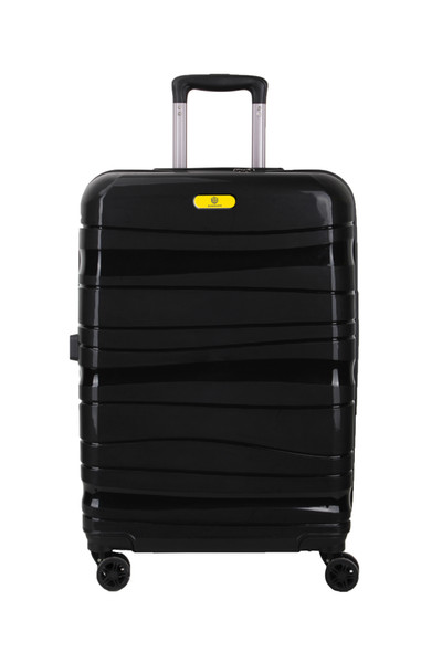 New style 20 inch black PP Luggage 360° silence wheel zipper luggage factory outlet