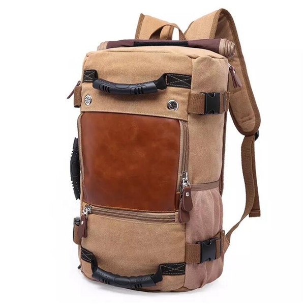 Fashion Designer Men Travel Bags Vintage Canvas Big Size Hot Sale High Quality Promotion Large Capacity Luggage Backpacks