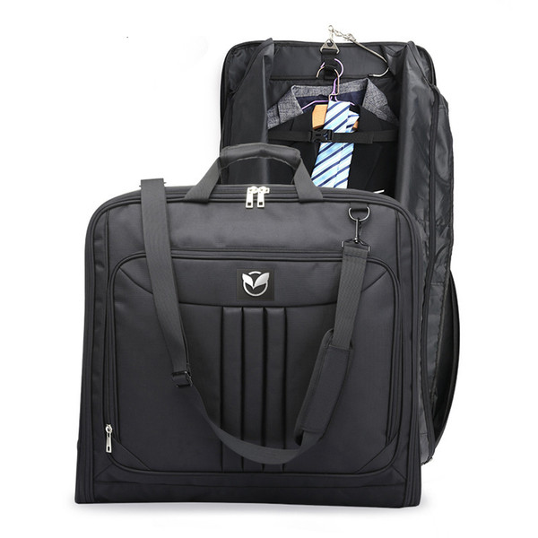 Multifunctional Men Business Travel Bag Waterproof Luggage Bags Laptop Handbag Dust-proof Suit Costume Bag With Shoes Pouch CJ191128