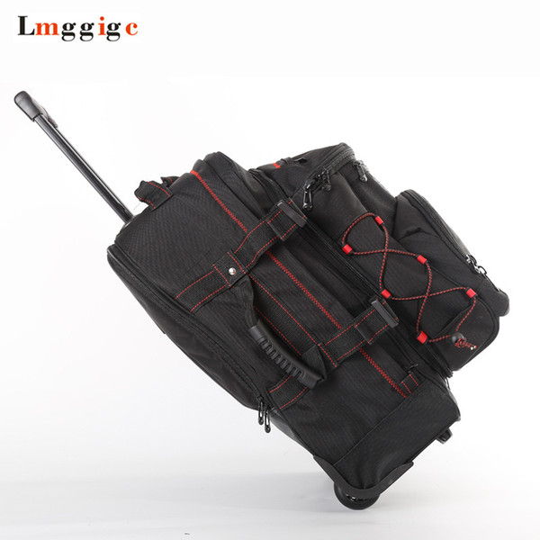 Mountaineering backpack with Rolling,Waterproof Luggage Shoulder Bag,Wheel Travel Suitcase Case,Multi-function field Trolley Box