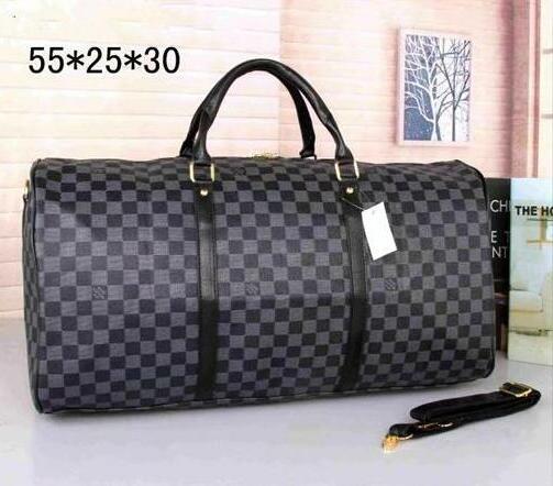 2019 55CM large capacity women travel bags classical high quality men shoulder duffel bags carry on luggage keepall