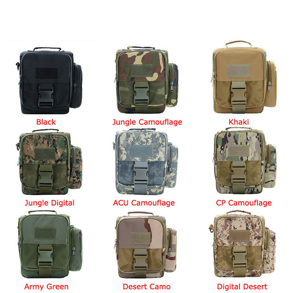 Military Army Tactical Molle Utility Waist Pouch EDC Tool Phone Pack Hunting Bag With Shoulder Strap