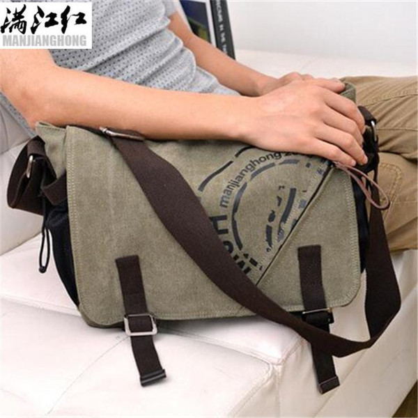 outlet brand men handbag high quality wear-resistant canva shoulder bag outdoor leisure belts decorated men Messenger bag fashion printed