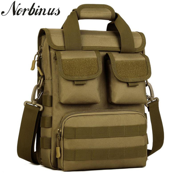 Norbinus Multi-function Nylon Bag Waterproof Camouflage Men Handbags A4 Single Shoulder Bag Messenger Bags