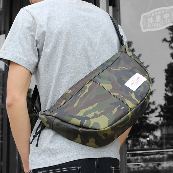 2018 Crossbody Bags Men Chest Pack for Short Trip Men Messengers Bag Waterproof Camouflage Big Capacity Hot-Summer Shoulder Bag