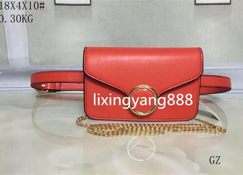 F waist bag shoulder crossbody bag purse belt bags chain shoulder cross body messenger bags pocket genuine leather bag