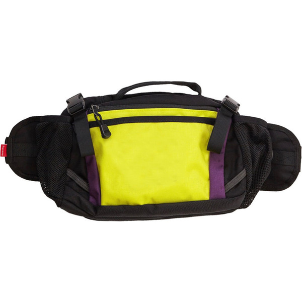 mew canvas waist bag Black Yellow White Fany pack high quality crossbody bags with letters wholesale chest bags