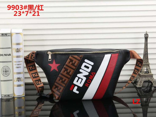 High Quality AAA+ Mens Womens Fashion Letters Personality Pockets Women Casual Sports Running Pockets Brand Waist Bags