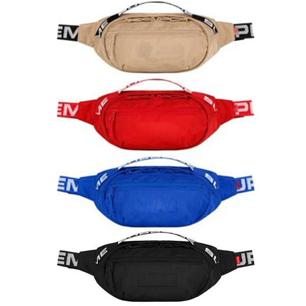 Designer Waist Bag 18SS 44th Shoulder Bags Black Red Blue Tan Holders Handbags Cosmetic Bags Cases Messenger Bags Backpacks