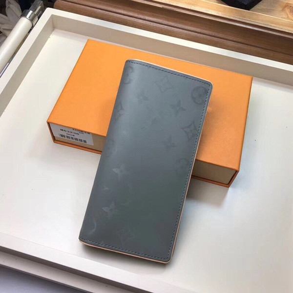 2019 luxurys wallet Printed flower leather Wallets For men Fashion Designer small purses card holder Wallet with box M63297