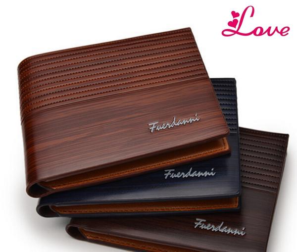 LUCIA New Arrival PU Leather Wallets For Mens Designer Bifold Money Purse High quality Cluch Cente Party Traver Wallet