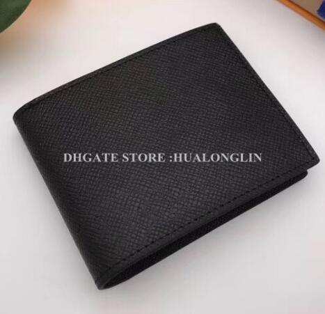 Quality Short Wallet Men Purse Card holders Original box new arrival brand designer famous new fashion promotion