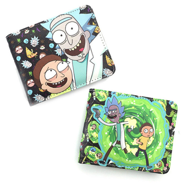 Rick And Morty Wallet Short Coin Purse Coin Pocket Card Holder Comics