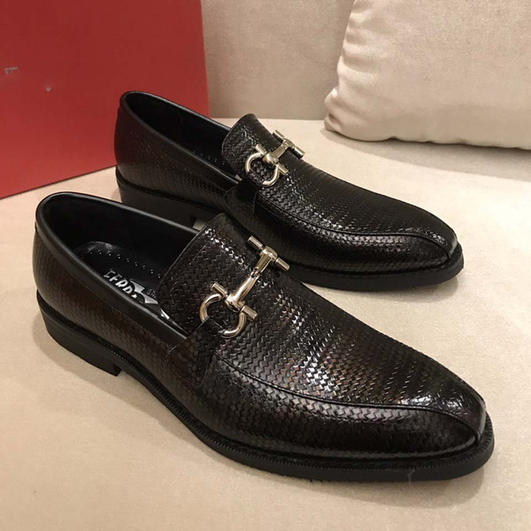 Man loafers Luxury brand men dress shoes Business wedding shoes fashion Designer shoes Size 38-44 model 238117825