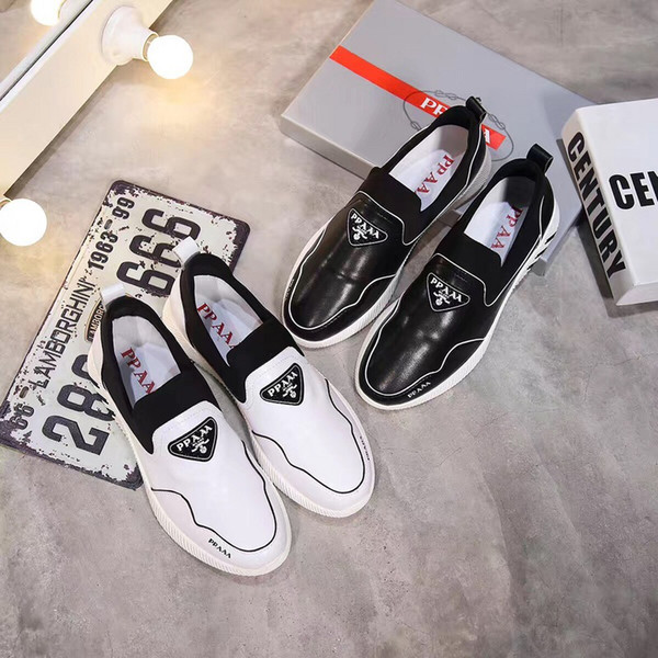 High quality 2017 wholesale fashion designer brand sports shoes and men's shoes breathable real sheepskin casual shoes