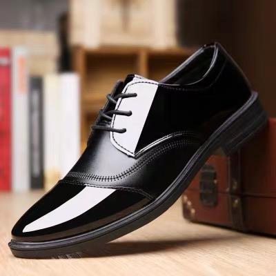 2019 New Spring British Tide Men's Shoes Breathable Business Shoes Men's Dress Shoes Sharp Head Pure Color