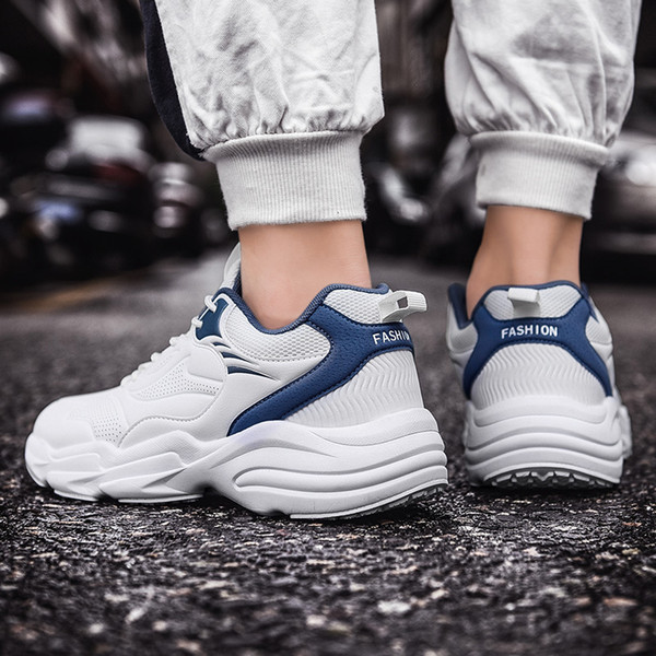 Spring and autumn new small white shoes Korean Trend men's shoes high quality leather sports shoes