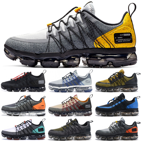 Brand New Run Utility Men Designer Shoes Top Black Anthracite White Reflect Silver Running Shoes Sport Sneakers Size 40-45
