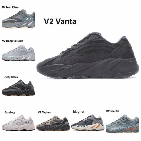 BoxHospital Blue Wave Runner 700 Boosts Kanye West Sneaker Tephra Vanta Inertia Magnet Mauve Salt Geode Static Analog OG Utility Black Geod