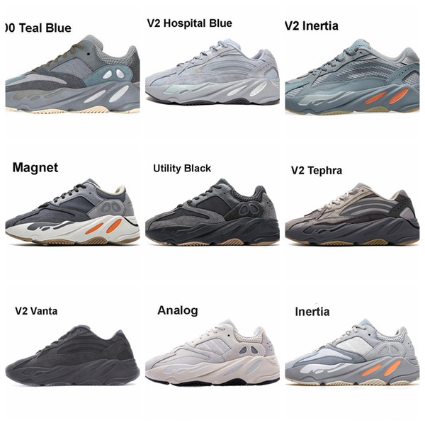 2020newHospital Blue Wave Runner 700 Boosts Kanye West Sneaker Tephra Vanta Inertia Magnet Mauve Salt Geode Static Analog OG Utility Black G