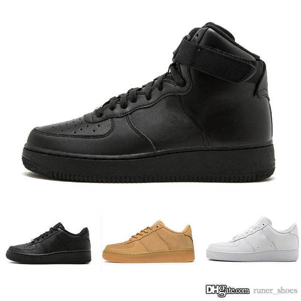 One 1 Dunk MID 07 Men Women sneakers Shoes sneakers Skateboarding High Low 1 All White All Black Trainers Sneaker