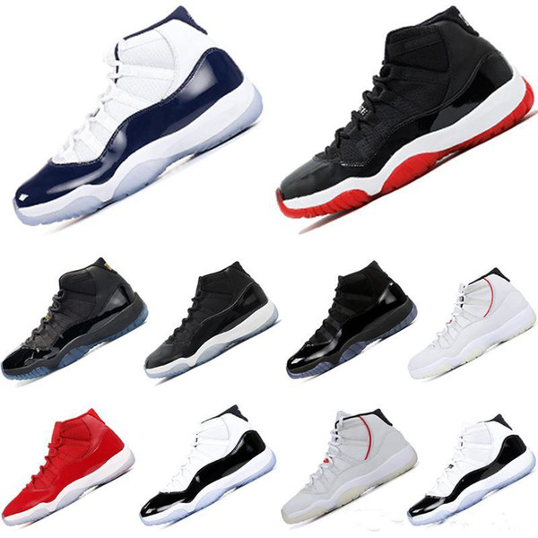 2019 Mens and Womens 11S Low Barons Win Like 96 82 Basketball Shoes Brand Designer Sneakers for Men Sports Shoes Concord