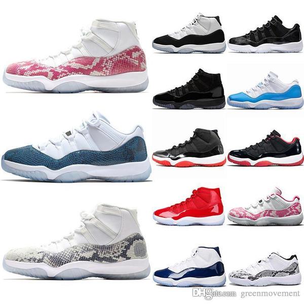 New Concord High 45 11 XI 11s Men Shoes Cap Gown PRM Heiress Gym Red Chicago Platinum Tint Space Jams Men Basketball Shoes sports Sneakers