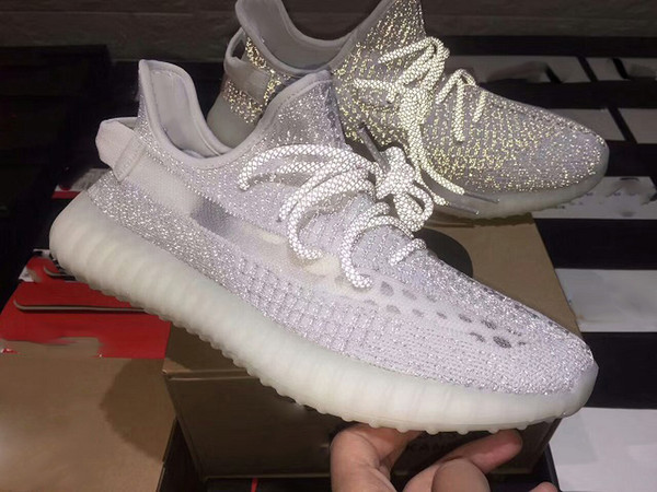 Authentic 350 V2 Static Kanye West Running Shoes For Men Women EF2905 Outdoor Sneakers Size 36~48